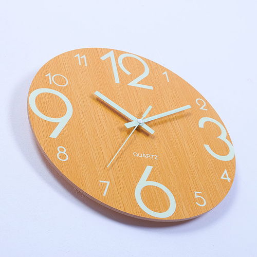 靜謐時(shí)光 夜光木紋石英鐘，為現(xiàn)代家居注入詩(shī)意